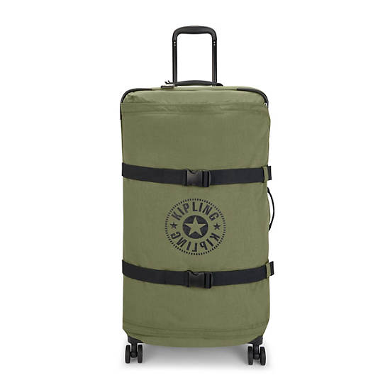 Kipling Spontaneous Large Rolling Kufferter Olivengrøn | DK 1747LI